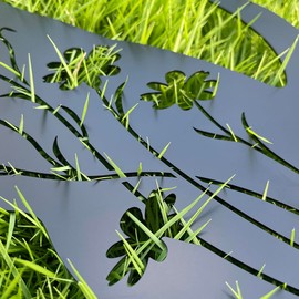 Doesen Metal Dog Garden Decor for Outside (2 Pack), 17" Puppy Decorative Garden Stakes, Black Dog Silhouette Outdoor Dog Decor, Dog Yard Art, Weather Resistant Steel Dog Yard Decor for Dog Lovers | Doesen