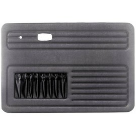 4 Piece Door Panel Kit, Fits Beetle 65-77, Black, Compatible with Dune Buggy