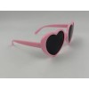 Sunglasses NULOOQ Pink Heart Shaped Polarized Sunglasses for Women Large