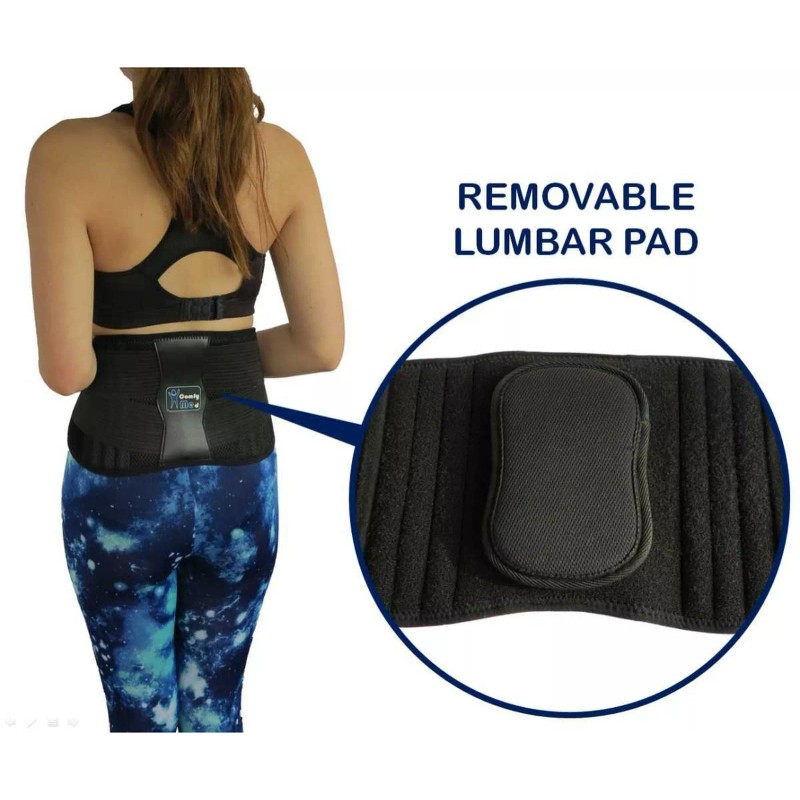 ComfyMed® Premium Quality Back Brace CM-102M (LGE 38"-50") Removable Lumbar