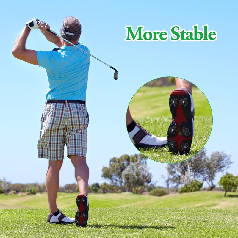 Golf Spikes Set, 13pcs Replacements Golf Shoe Spikes with Accessories