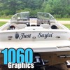 1060 Graphics - Custom Boat Registration Numbers & Letters (Two