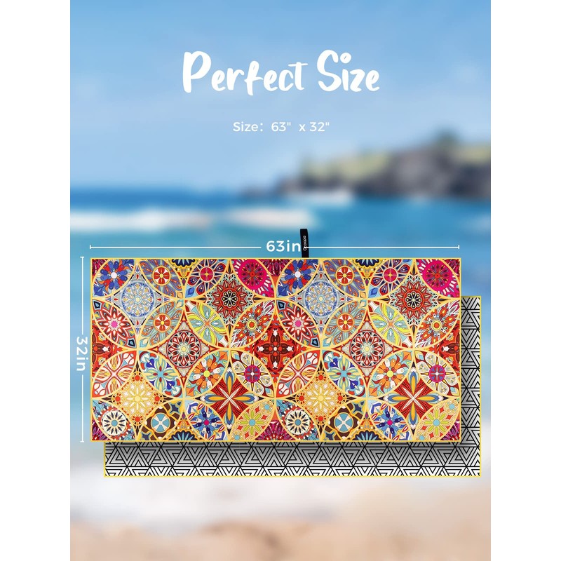 Ocoopa Diveblues Microfibre Beach Towel – Large 160 x 80