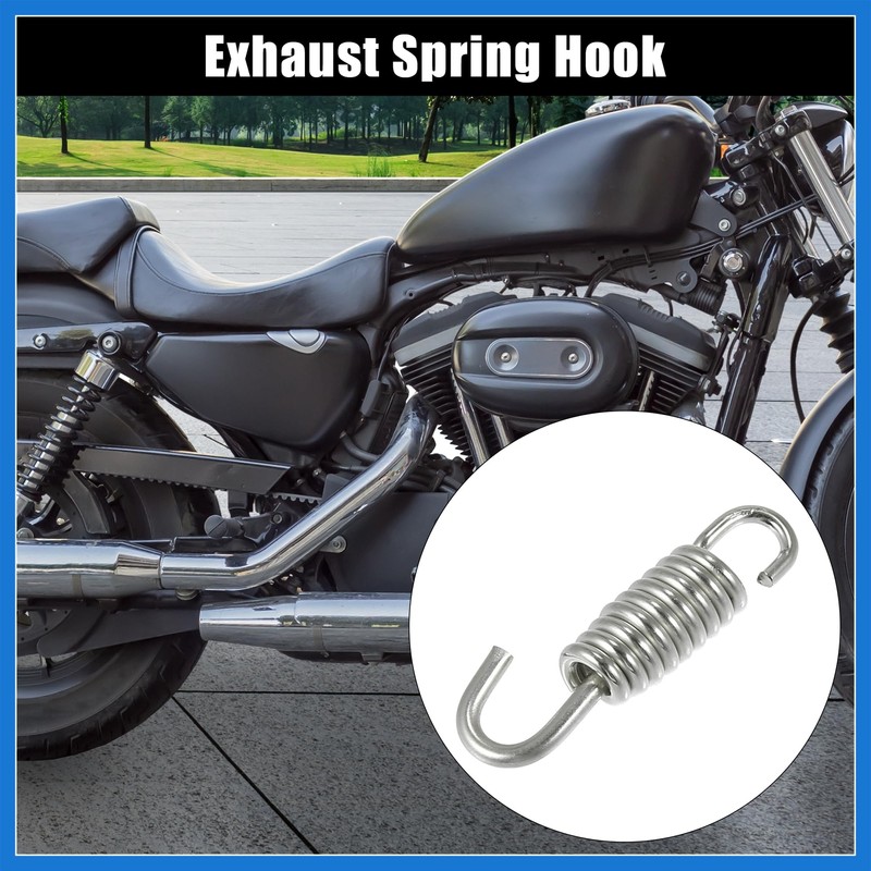 VekAuto Motorcycles Universal Exhaust Pipe Spring 40mm 1.57" Stainless Steel