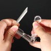 Pack of 4 Tablecloth Clips, Transparent Plastic Clips, Adjustable High