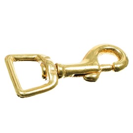 Paracord Planet Brass Swivel Snap Hooks – Available in Sizes of 1/4, 3/8, 1/2, and 3/4 Inches – Variety of Pack Sizes – Great for Repairs, Crafting, and Utility