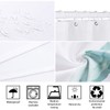 JAWO Funny Cat Shower Curtain, Black Cat Pentagram Death Black