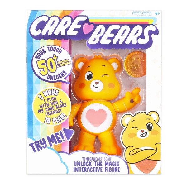 Care Bears Tenderheart Bear Interactive Collectible Figure , White