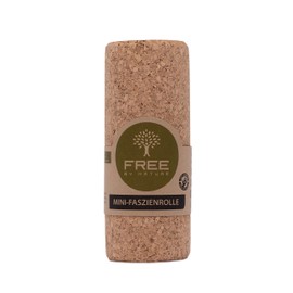 Free by Nature Mini Fascia Roller Made of 100% Cork - Massage Roller for Foot Massage & Trigger Point Therapy - Mobile, Sustainable & Plastic-Free