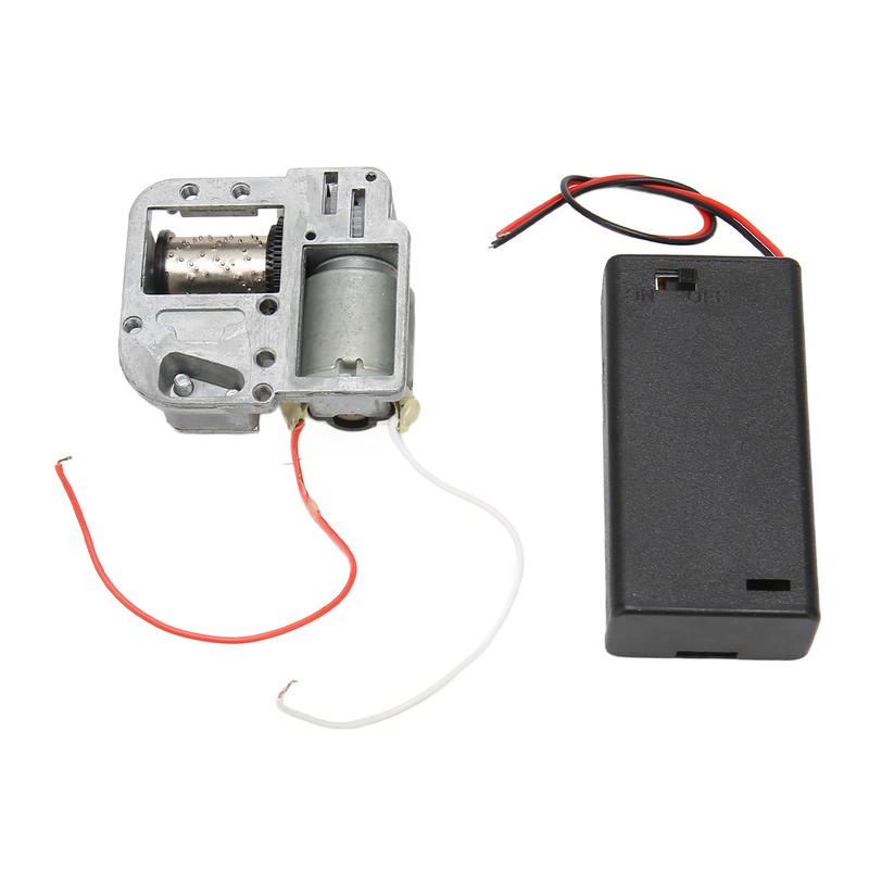 Windup Musical Movement 18 Note Pleasing Alloy Acrylic Easy Mounting