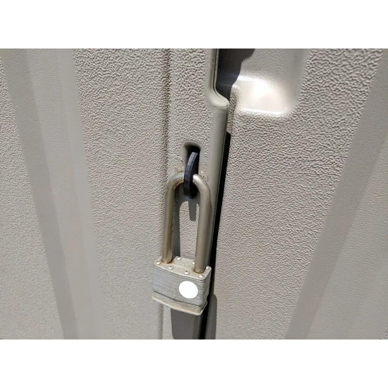 KDFUHRUI Outdoor Resin Shed Hasp Latch Replacement, for Rubbermaid Resin