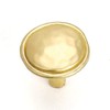 Laurey 37404 1-3/8-Inch Merlot Knob, Satin Brass