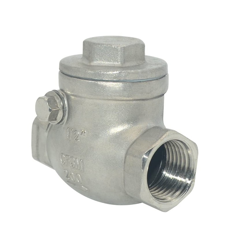 VARMHUS Stainless Steel SS316 Swing Check Valve,NPT Female x Female