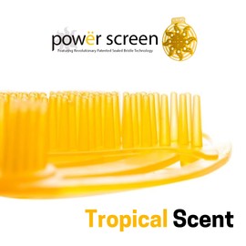 Diversey Ekcos PWR-4O-10 Powerscreen Anti-Splash Urinal Screen, 30 Day Protection for Cleaner Bathroom Floors & Odor Deodorizer, Tropical Scent, Orange (2 Packs of 5) 10-Screens