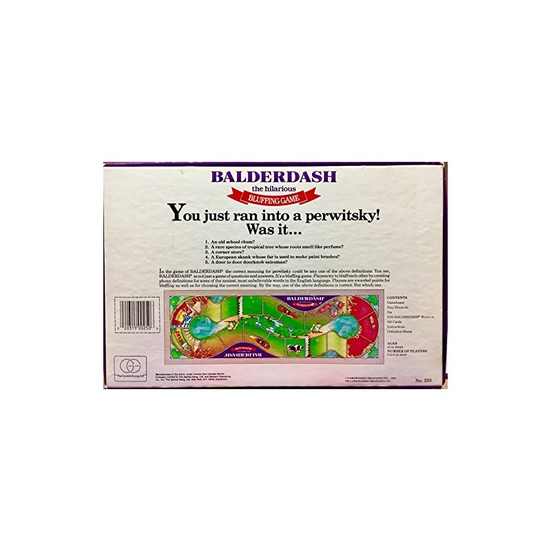 Balderdash Board Game
