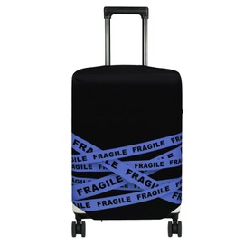 HYPER VENTURE Washable Luggage Cover - Fashion Suitcase Protector Fits 31-32 Inch Luggage (Fragile, XL)