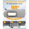FZPJJNB Left Driver Side Sun Visor Fits for Honda CRV