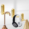Mayoii 4pcs Foldable Wall Hooks, Flip Down Hook for Hanging