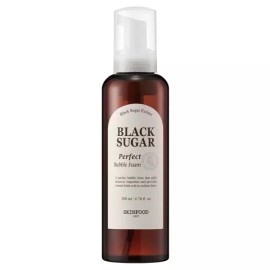 Skinfood 스킨푸드 블랙슈가 퍼펙트 버블 폼, 200ml, 1개 Skin Food Black Sugar Perfect Bubble Foam, 200ml, 1ea [200ml x 1 piece]