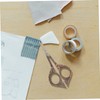 Tofficu Retro Feathered Beauty Scissors Multi-functional Small Scissors for Embroidery