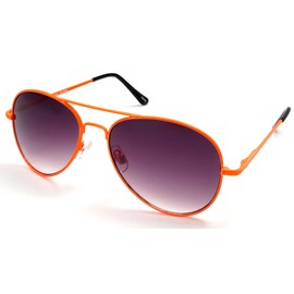 Unisex Military Pilot Neon Classic Sunglasses - Mambo Madness Neon Shades