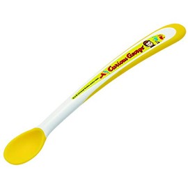 Skater WF2 Baby Food Feeding Spoon, Curious George, 6.2 inches (15.7 cm)