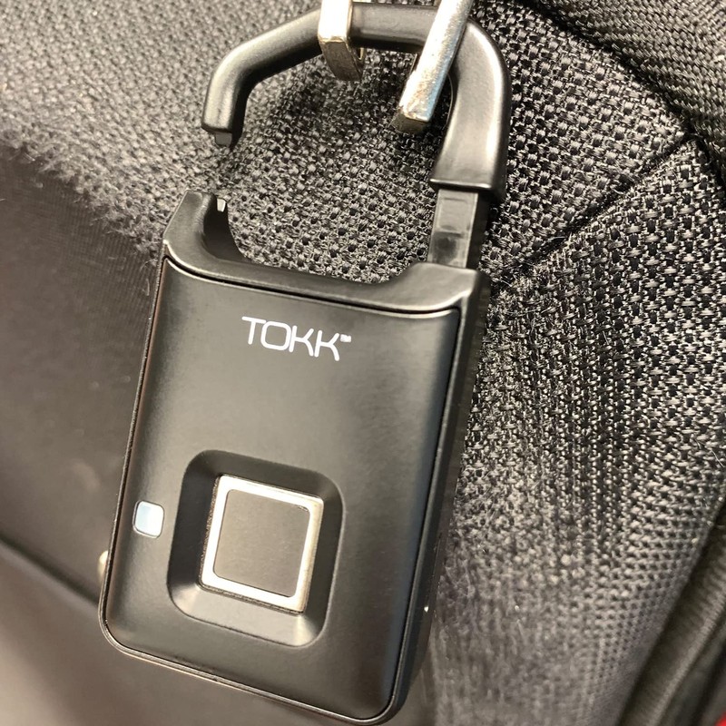 Pred Technologies USA Fingerprint Travel Lock, Silver (PL4)