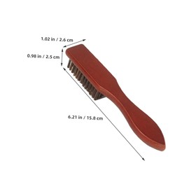 WOONEKY Beard Brush Set Boar Bristle Detangler Hair Back Brush Beard Grooming for Men Mustache Styling