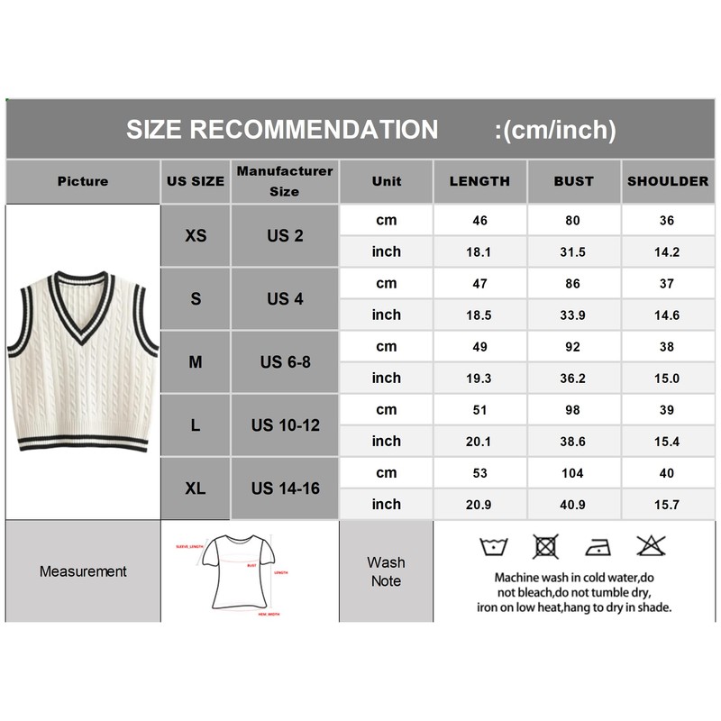 Hyipels Women's Sweater Vest,Y2K Sleeveless Pattern Preppy Style Knitted Crop