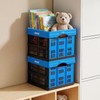 VEVOR Plastic Collapsible Storage Bins, 25L 3 Packs, Stackable Folding