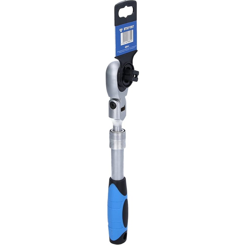BRILLIANT TOOLS BT021997 3/8 Inch Telescopic Reversible Ratchet with Flexible