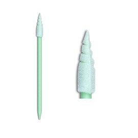 2.559" Spiral Pointed Tipped Foam Swab Lint Free Cleaning Swabsticks for Camera, Optical Lens, Electronics, Detailing, Small Hole and Hard-to-Reach Area CK-FS751 (500)