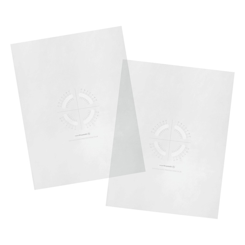 North Peak NP-4240 Snowboard Protection Film, Deck Protective Sheet, Set