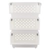 Afromy 3 Pcs Stackable Baskets for Pantry Organizers and Storage,