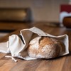 2 X Plastic Lined Bread Bags for Homemade Bread/Keep Bread