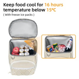 Backpack Cooler Backpack 26 Cans Insulated Leak Proof for Women Men Beach Camping Picnic Fishing Hiking Lunch Backpack Waterproof Cooler