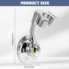VGECEE Shower Head Holder No Drilling Suction Cup 360° Rotatable