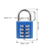 sourcing map 8-Digit Combination Padlock Push Button Lock for Locker