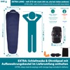 valuents Outdoor Down Sleeping Bag 215 cm – Ultralight and