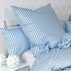 Janine Design Striped Bed Linen Modern Classic Light Blue Pillowcase