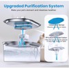 Cat Water Fountain Stainless Steel 304: with 4 Carbon Filters,