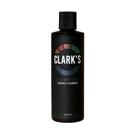 Clark's- Champú anticaspa de espectro completo de CLARK con alquitrán de hulla, ácido salicílico y azufre, 8 onzas líquidas