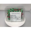 Old Fashion Chocolate Straws Red and Green 1 pound chocolate