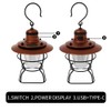 Outdoor Camping Lantern Portable Retro Camping Tent Light USB Rechargeable