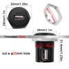 QIANRENON USB 2.0 Thread Mounting 90° Angle Adapter USB 2.0