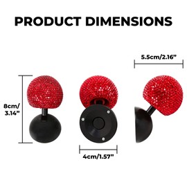 3Pcs Car Button Rocker, One-Button Start Lever, Engine Start Stop Button, Joystick Starter Push Start Button Cover Accessories Interior Decor