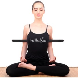 StretchNHeal Multi-Use Wooden Yoga Stick – Physical Workout Exercise Dowel, Stretch and Mobility Stick - Easy Carry, Collapsible and Portable Posture Corrector Pole (Regular - 26" with Sleeve)