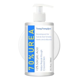 10.1 onzas – Crema de urea 70% más ácido salicílico 2% para pies secos agrietados, talones, rodillas, codos y manos, hidrata, suaviza y elimina callos