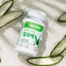 Daily One Refreshing Day Aloe Tablets Aloe Vera Gel 600mg / 상쾌한 하루 알로에정 알로에 베라 겔 600mg X 120정 3통 없음