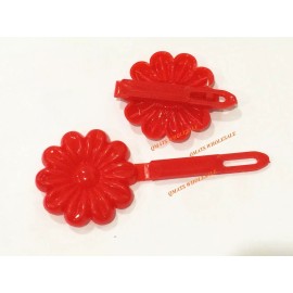 no 100 Pcs DAISY FLOWER HAIR BARRETTES GIRL HAIR FOLD & CLIP PLASTIC SPECIAL PRICE